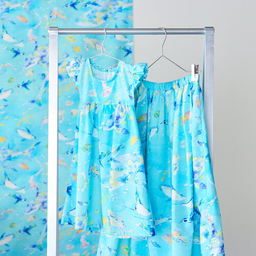 Aquarium Animals  テキスタイル:cocca様